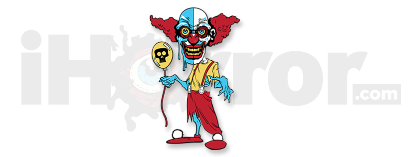 Logo iHorror avec clown