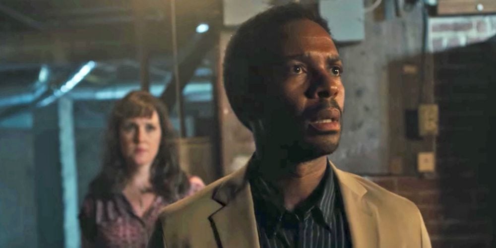 Andre Holland and Melanie Lynskey in Castle Rock