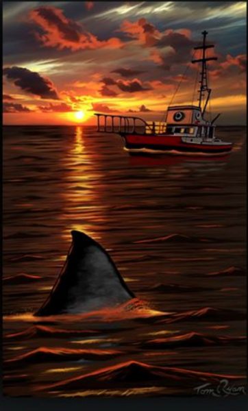 Jaws Sunset Tom Ryan