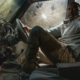 Idris Elba in jeep lyk verskrik