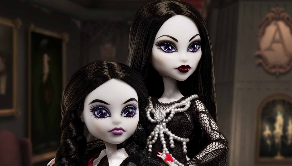 Morticia & Wednesday Addams Join Monster High Skullector Series